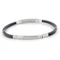 Pulsera Zancan Hombre in Caucho ESB029B-N - ESB029B-N